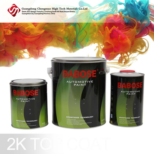 Hot Sells China Factory Price 2K Solid Colors Automotive Paint for Car Refinish