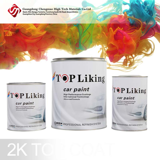 High Quality Automotive Paint Car Repair 2k topcoat for vehicle paint 