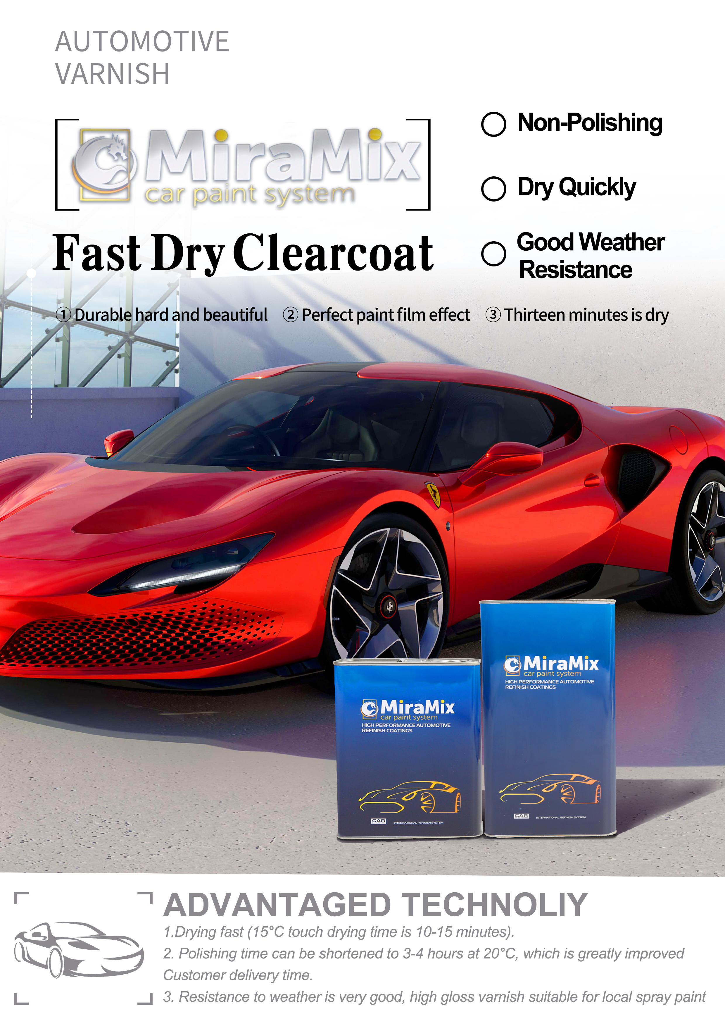 Fast Dry ClearcoatX