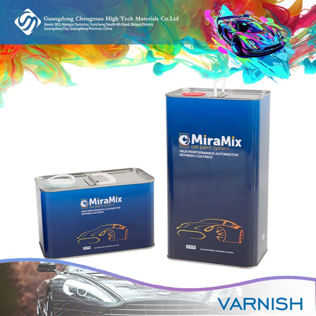 Custom Car Paint From China Factory with High Hardness Features Clearcoat 0.5L-5L