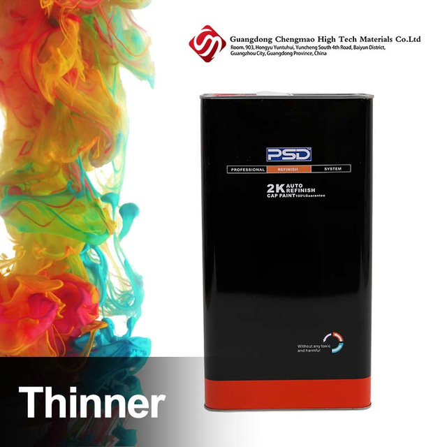 High Gloss 2K Heat Resistant Auto Car Paint Automotive Lacquers Diluent Thinner for Repair